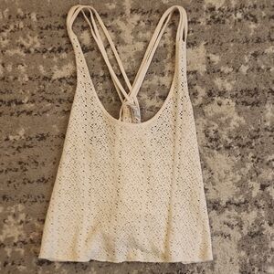 Elegant Cream Lace Women's Top